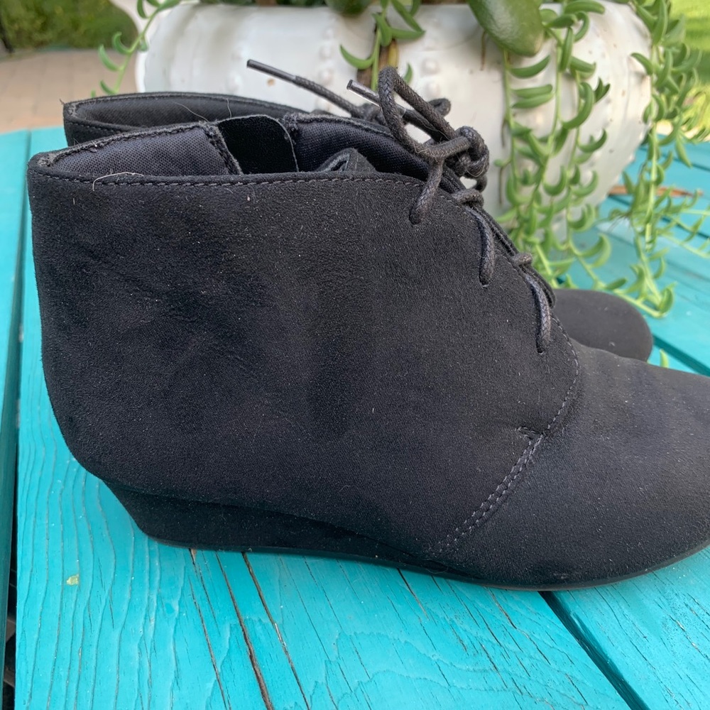 Wonder Nation Black Heeled Dress Shoes